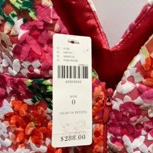 Anthropologie | Dresses | Anthropologie Riona Embroidered Floral Dress By  Monique Lhuillier Size Nwt | Poshmark